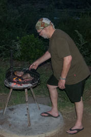 Zünftiger Braai am Abend